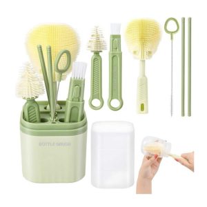 استند و برس شیشه شور سیلیکانی