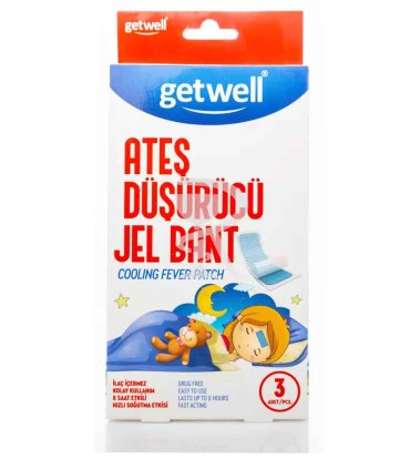 پد تب بر و خنک کننده بدن کودکان GETWELL