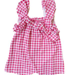 رامپر دخترانه  تل دار برند Top Top