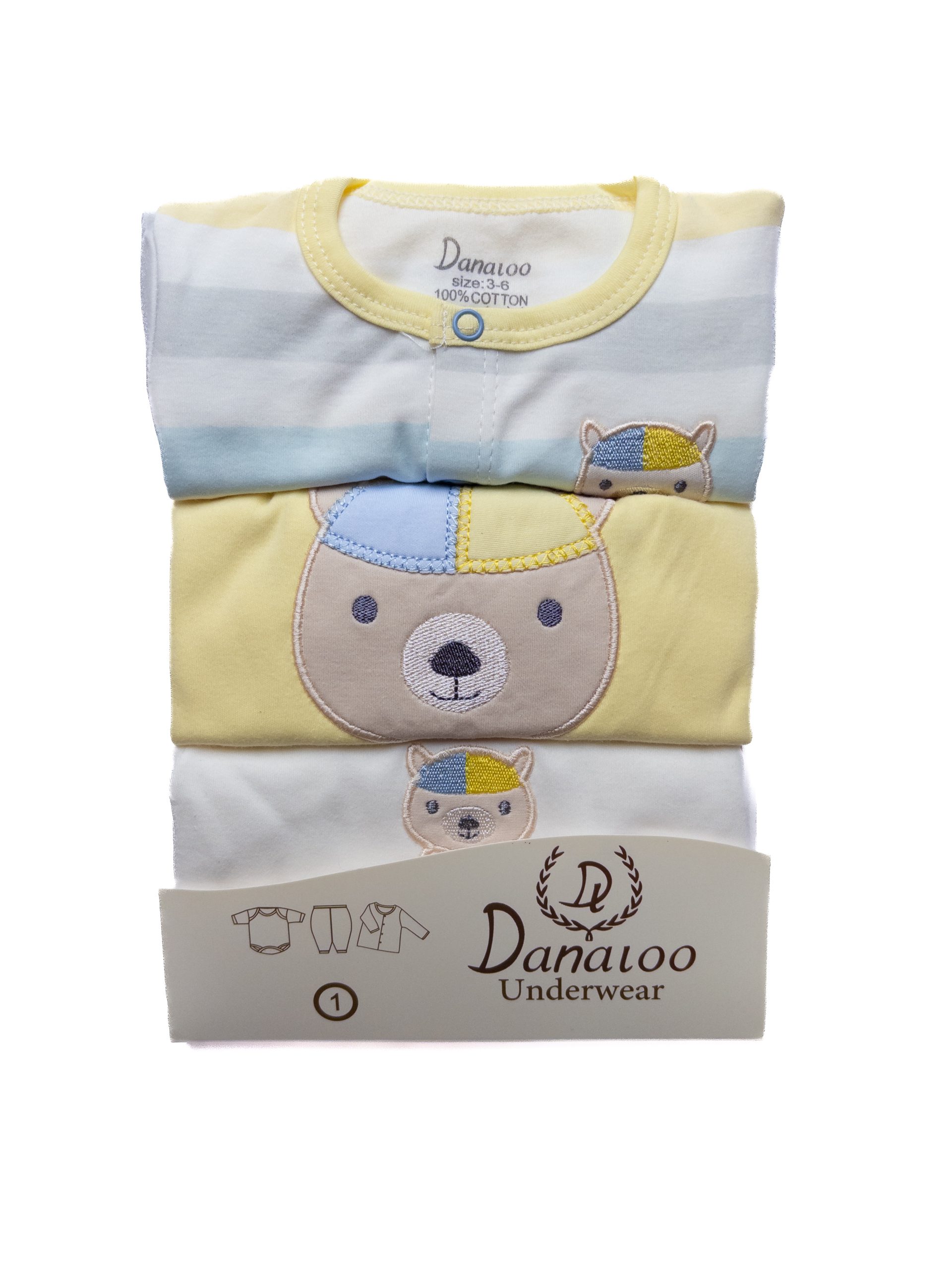 سه تیکه طرح خرس زرد برند دانالو