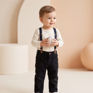 شلوار ساسبند دار برند Carters