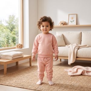 بلوز و شلوار دورس طرح گلبهی برندH&M
